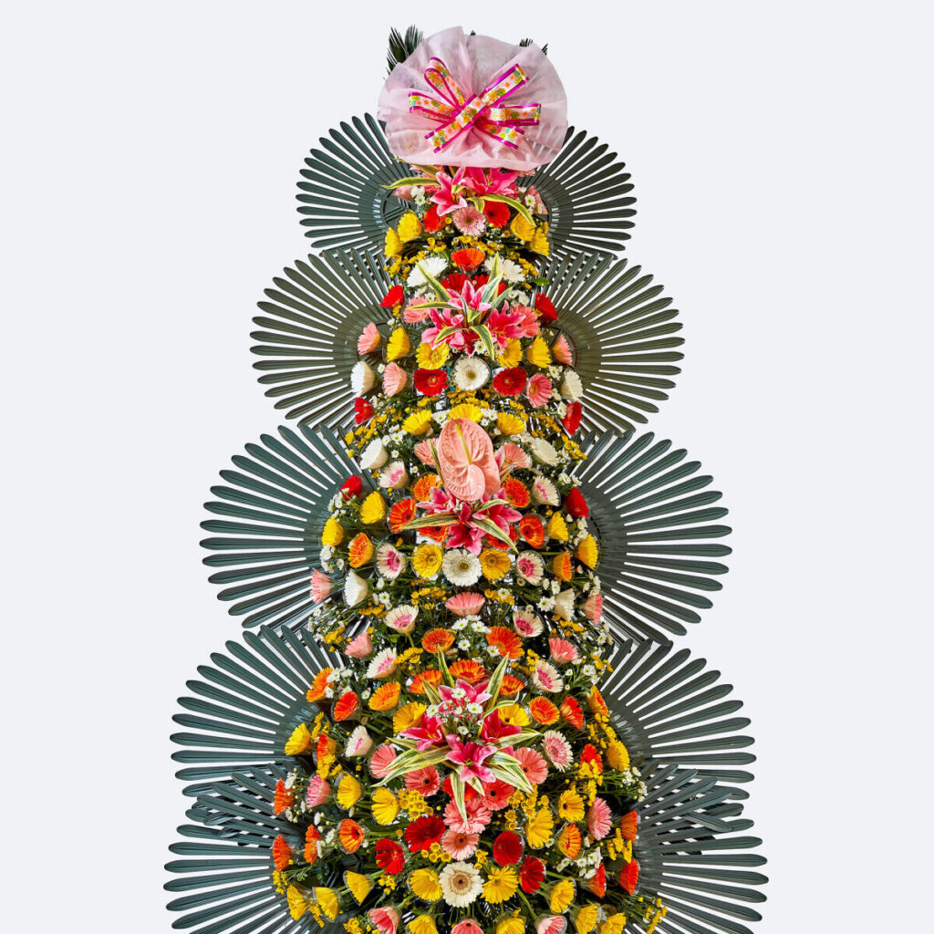 4단 승진축하 화환