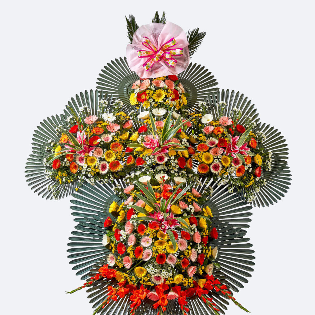 5단 축하화환 프리미엄