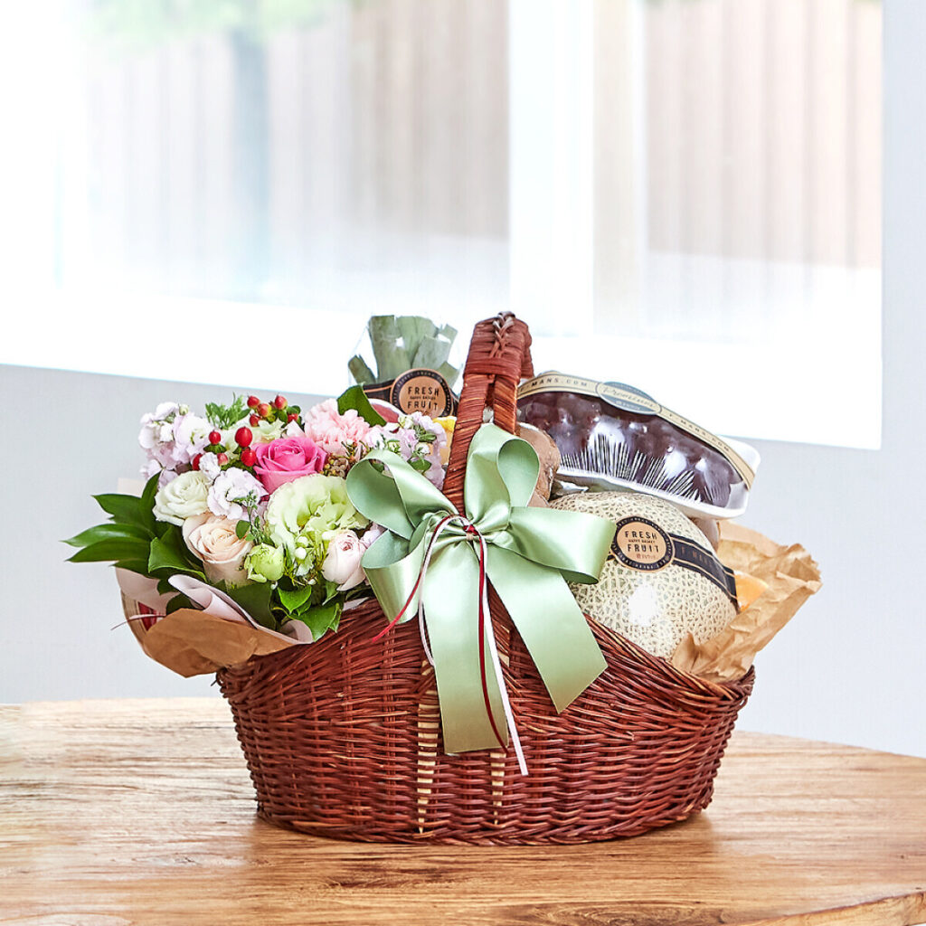 과일+꽃 혼합바구니