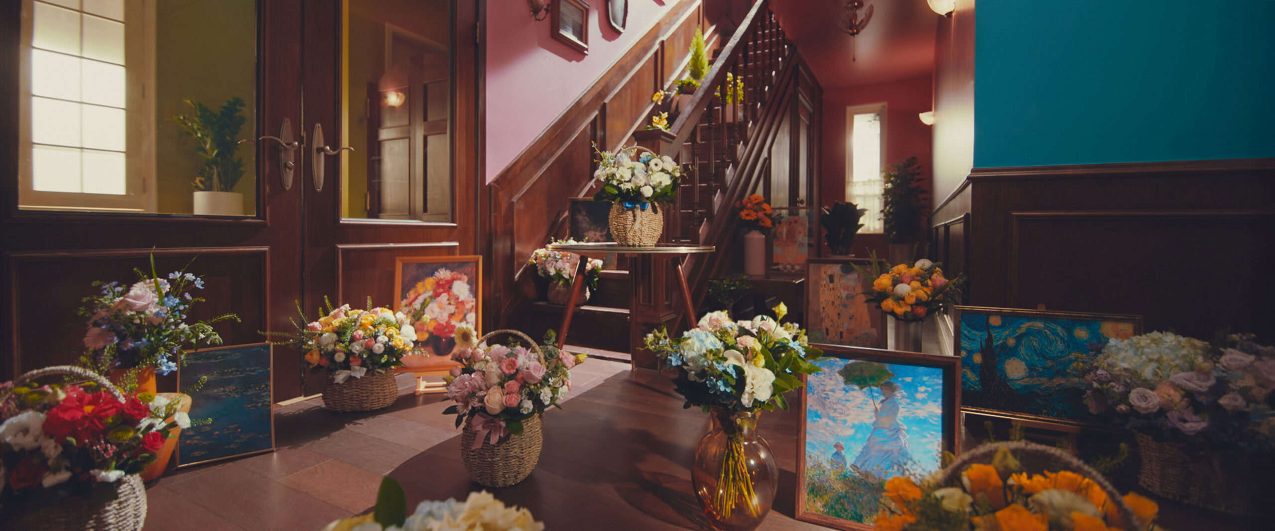 명화라인 꽃다발